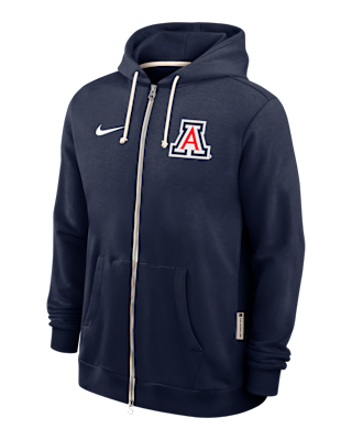 Arizona Sideline Men's Nike Dri-FIT College Full-Zip Hoodie